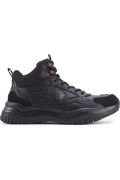 U.S. Polo Assn. U.S.POLO ASSN MARCEL HI 3PR BLACK BLACK COMFORT CASUAL BOGAZLI SPORT CIZME