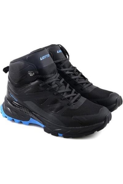 Lotto HUNTER HI 3PR SİYAH MAVİ SU GEÇİRMEZ WATERPROFF OUTDOOR BOT AYAKKABI
