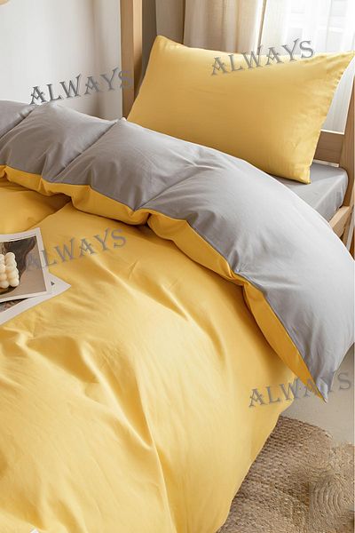 Always Single Double Sided Elastic Duvet Cover Set