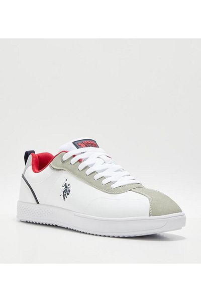 U.S. Polo Assn. U.S.POLO ASSN BASEL 3PR WHITE COMFORT CASUAL ΚΑΘΗΜΕΡΙΝΑ ΑΘΛΗΤΙΚΑ ΠΑΠΟΥΤΣΙΑ