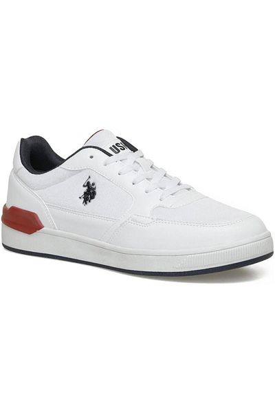 U.S. Polo Assn. U.S.POLO ASSN PARK 3FX WHITE COMFORT CASUAL ΚΑΘΗΜΕΡΙΝΑ ΑΘΛΗΤΙΚΑ ΠΑΠΟΥΤΣΙΑ