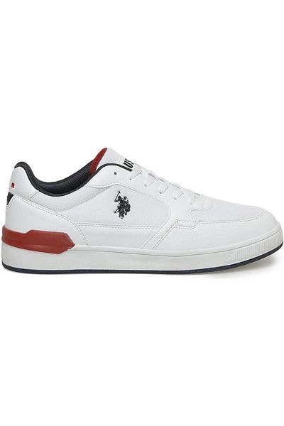 U.S. Polo Assn. U.S.POLO ASSN PARK 3FX WHITE COMFORT CASUAL ΚΑΘΗΜΕΡΙΝΑ ΑΘΛΗΤΙΚΑ ΠΑΠΟΥΤΣΙΑ