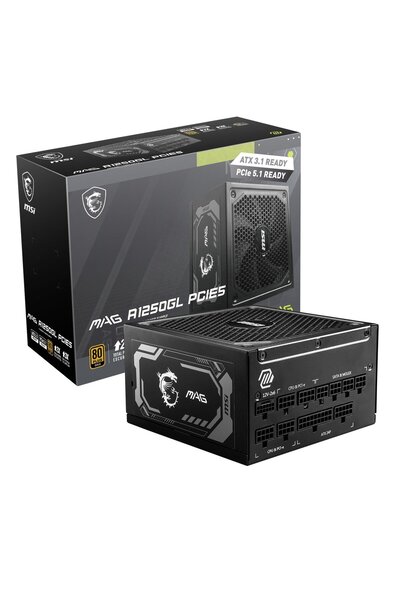 MSI MAG A1250GL PCIE5 1250W 80+ GOLD POWER SUPPLY