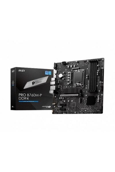 MSI Pro B760m-p DDR4 4800 OC HDMI DP M.2 ATX 1700P - Dual-channel Memory 
 
 Pro B760m-p DDR4 4800 OC HDMI DP M.2 ATX 1700P Dual-channel Memory