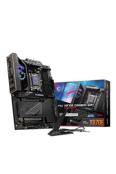 MSI Mpg X870E Carbon Wifi-7 Ddr5 HDMI Dp Pcie 16X V5.0 Am5 Atx