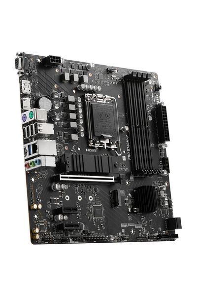 MSI لوحة أم للألعاب Pro B760M-P مع مقبس Intel B760 DDR5 1700 6800MHz mATX