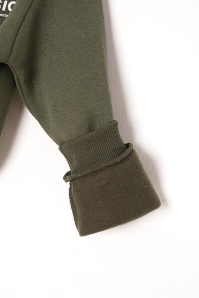 zepkids Σετ φόρμας για αγόρι με στάμπα Vision Khaki Color