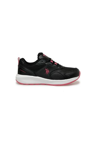 U.S. Polo Assn. BAZA. Polo Assn. Luka 3PR - Negru și roz, pantofi sport de zi cu zi confortabili și casual