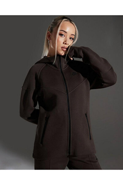 Nike Αθλητικά ρούχα Tech Fleece Windrunner FA24 Γυναικεία φούτερ με κουκούλα με φερμουάρ NDD SPORT
