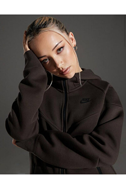 Nike Αθλητικά ρούχα Tech Fleece Windrunner FA24 Γυναικεία φούτερ με κουκούλα με φερμουάρ NDD SPORT