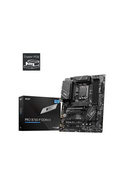 MSI PRO B760-P DDR4 HDMI-DP PCIE 4.0 1700p ATX