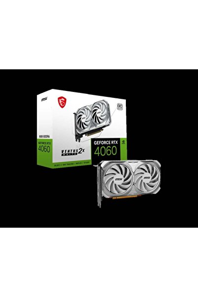 MSI GeForce RTX 4060 Ventus 2X White 8G OC GDDR6 128 Bit Ekran Kartı
