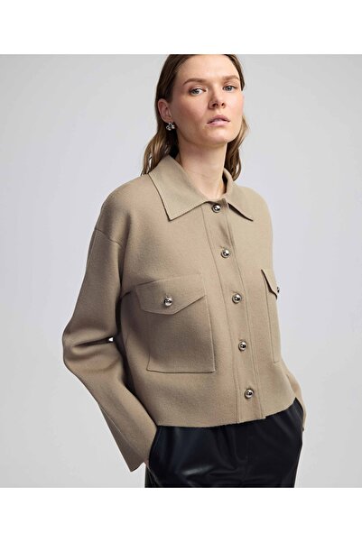 İpekyol Metal düğmeli triko hırka