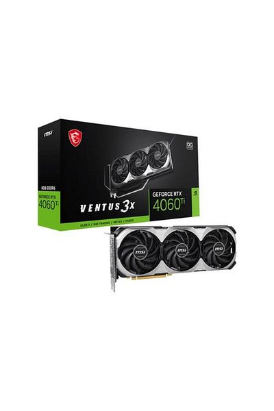 MSI Rtx4060Ti 8Gb Ventus 3X E 8g Oc Gddr6 128Bit HDMI Dp Pcie 4.0