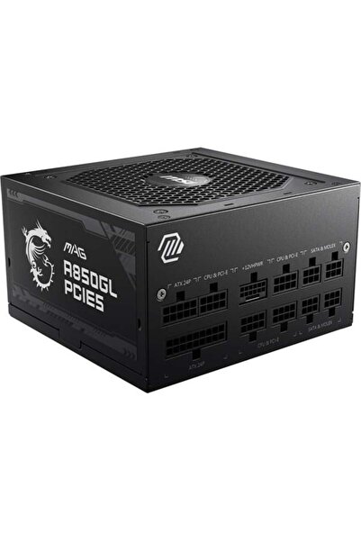MSI 850W 80+ GOLD MAG A850GL PCIE 5.0 TAM MODÜLER POWER SUPPLY