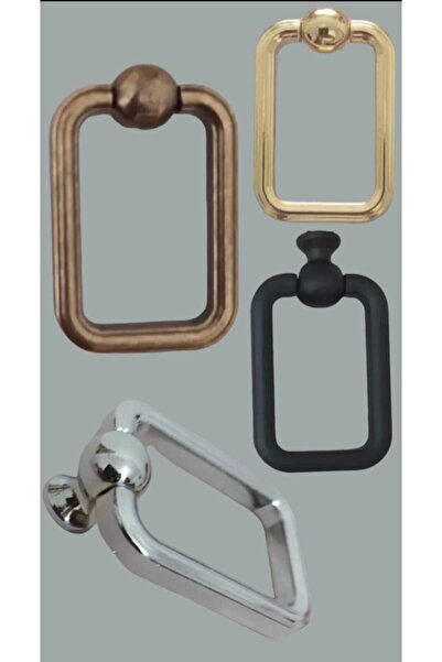 blackwhiskers Dikdörtgen Bakır Düğme Kulp Mutfak Vestiyer Mobilya Kulpu Dolap...