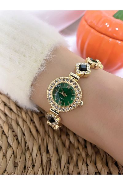 Bimodabu Women's Roman Numeral Wristwatch with Luxurious Zirconia
