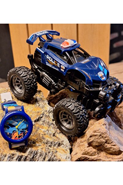 Coliseum Mavi Şimşek Tim Çocuk Kol Saati Araba Set