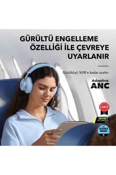 Anker Soundcore Space One Kulaklık - Mavi - A3035