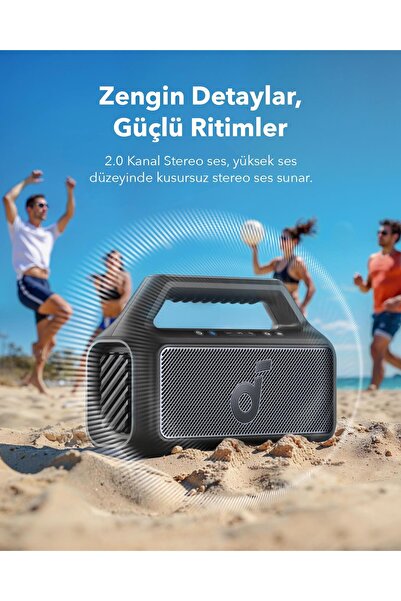 Anker Soundcore Boom 2 SE Bluetooth Hoparlör - Speaker Siyah