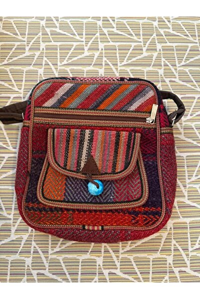 Mintigur Iran Işi El Yapımı Bohem Kilim orta boy Çanta