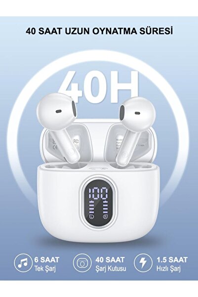 ROBX S-30 Bluetooth Kulaklık Ios-android Enc Ortam Sesi Azaltma 4 Mikrofonlu 5.3 Ipx6 su geçirmez