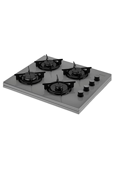 İtimat İtimat 1340 Antrasit-Gri Cam Set Üstü Doğalgazlı Ocak