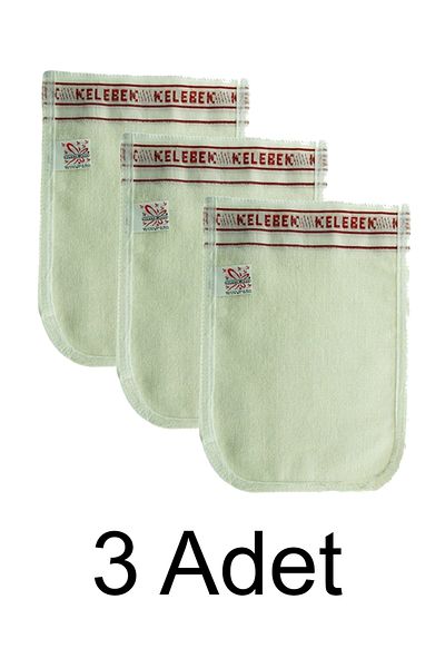Bilian 3 Pieces Butterfly Patterned Thick Bath Bath Bags - Spa, Skin Care