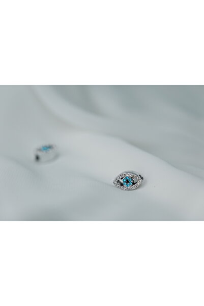 CYB STUDİO MAVİ TAŞLI ŞANS GÖZ BONCUK PASLANMAZ ÇELİK CHARM