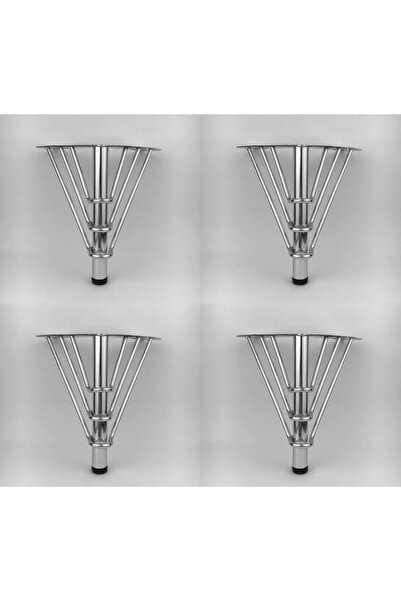 EFAKS 18 Cm Venüs Model Gold Metal Mobilya,Dolap,Koltuk,Tv Ünitesi Ayakları (...