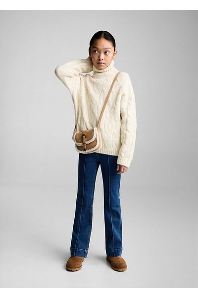 MANGO Kids Πλεκτό πουλόβερ με σχέδια