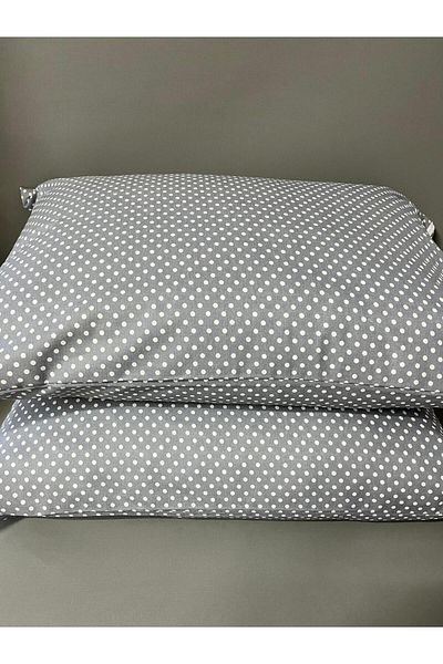 mihriban Set of 2 Polka Dot Pattern Pillowcases 50X70 cm