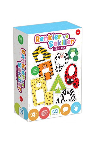 mavi su dünyası Colorful Shapes Educational Box Game - Blue Water World