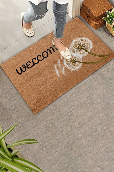 Valerine Life Καφέ Καλωσορίσματος Πατάκι μπροστινής πόρτας με θέμα Dandelion ...