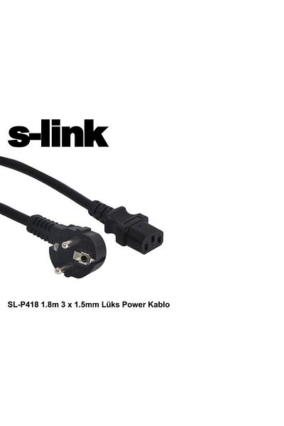 S-LINK Sl-P175 1.5m 0.75mm Luxury Power Cable