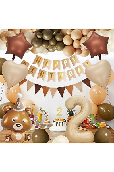 Bkmc SET DE PETRECERE DE ANIVERSARE CU TEMATICA UȘOR DE LEU CU NUMERE DE VÂRS...