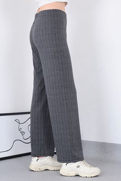 Lamirella Women's High Waist Stretchy Wide Leg Palazzo Pants Winter