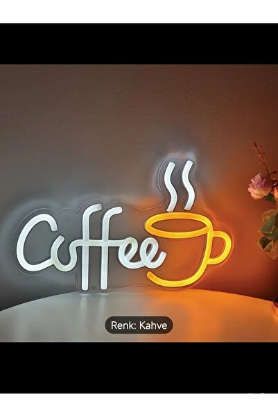 KAMER NEON LED IŞIKLI CAFE COFFOE RESTORAN