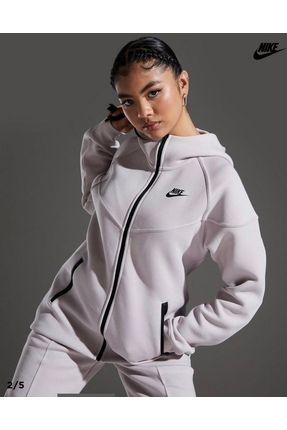 Nike Sportswear Tech Fleece Windrunner Full Zip Hoodie Pembe Kad n Sweatshirt Fiyat Yorumlar Trendyol