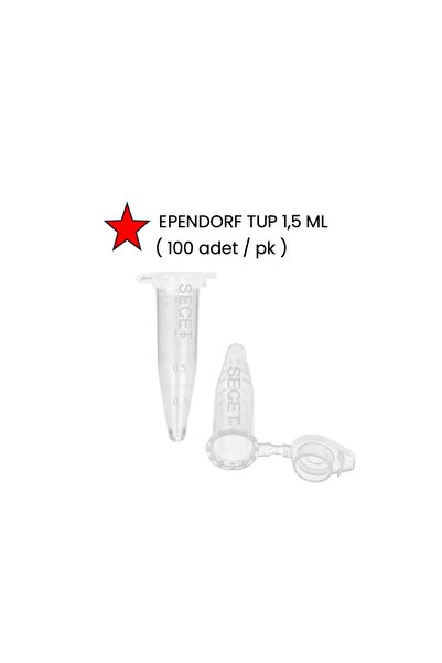 LAB EPENDORF TÜP 1,5 ML, NON STERİL ( 100 ADET / PK )