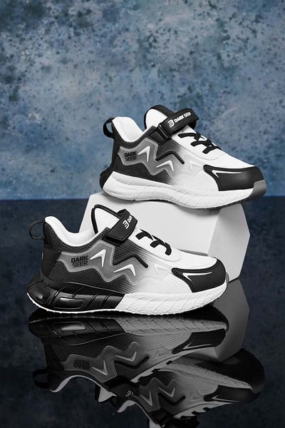 DARK SEER DS Mirana Weiß Schwarz Kinder Sneaker