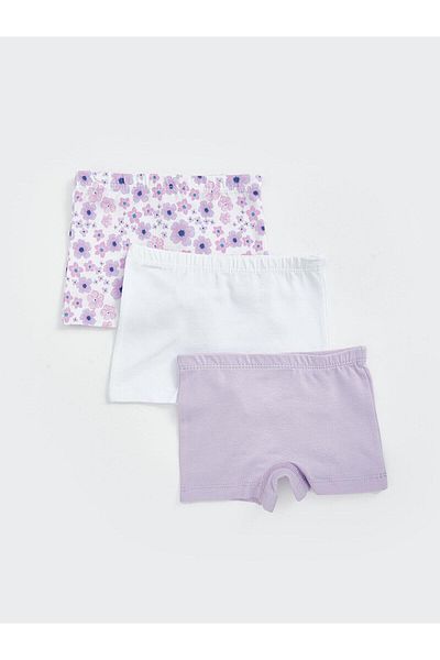 LC Waikiki LCW Baby Girl Bokserki z elastyczną talią, 3-częściowe