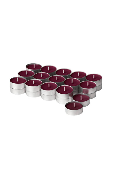 IKEA STÖRTSKÖN tealight mumluk 3,5saat 30 adet yabani meyveler kokulu