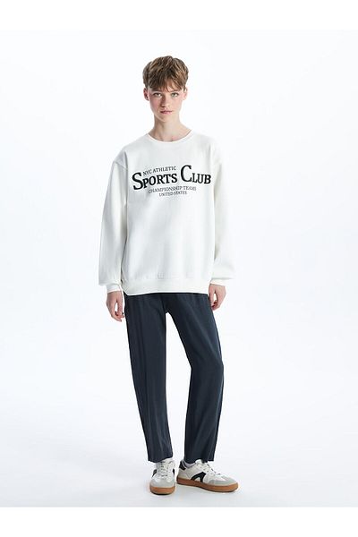 LC Waikiki Hanorac gros pentru femei oversize cu imprimeu Lcwk