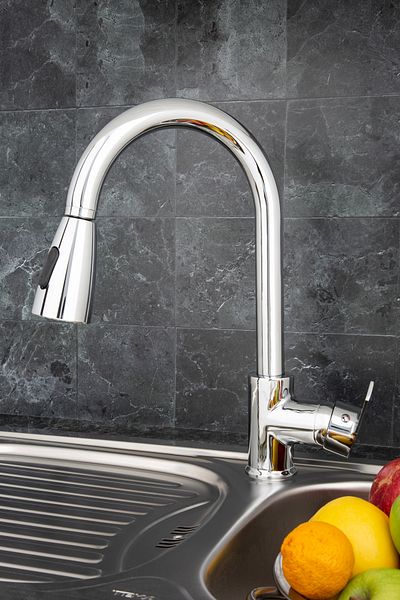 BULUT YAPI MARKET Star Spiral Extending Spout Kitchen Sink Faucet - 242