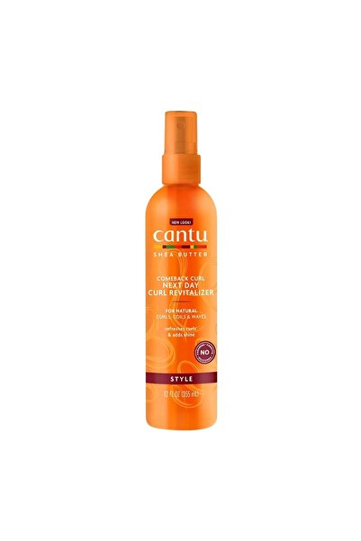 Cantu - بخاخ زبدة الشيا لتجعيد الشعر في اليوم التالي - 355 مل