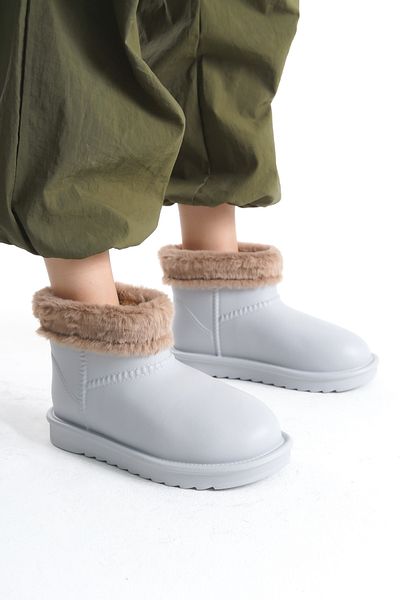 Liza Shoes Γυναικείες βελούδινες μπότες βροχής A022-K1000