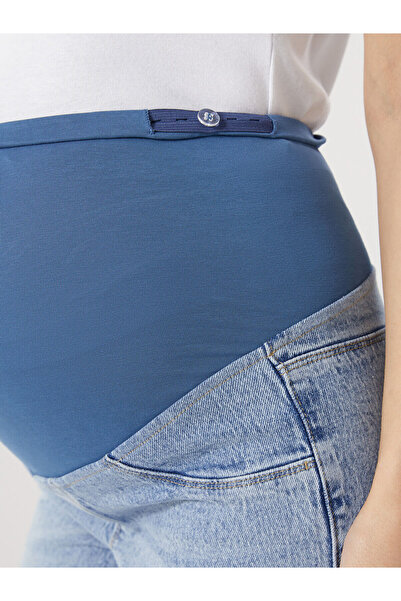 LC Waikiki Karın Panelli Straight Fit Hamile Jean Pantolon