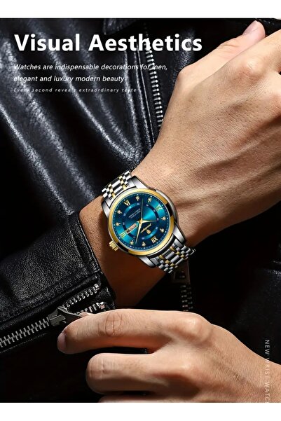 POEDAGAR Paslanmaz Çelik Erkek Lüx 1. Sınıf Kol Saatleri