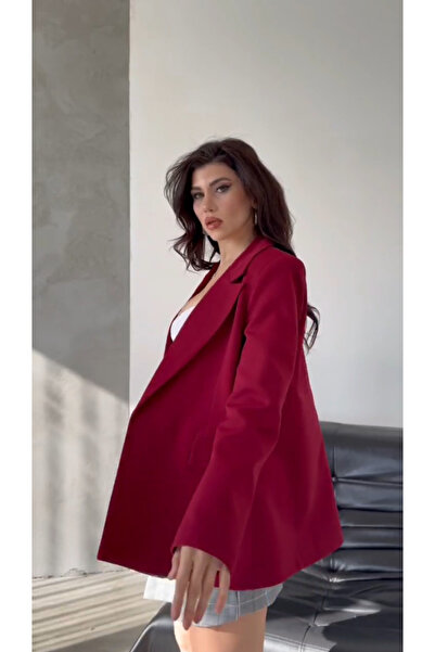 Genel Markalar Kadın Leopar Astarlı Blazer Ceket